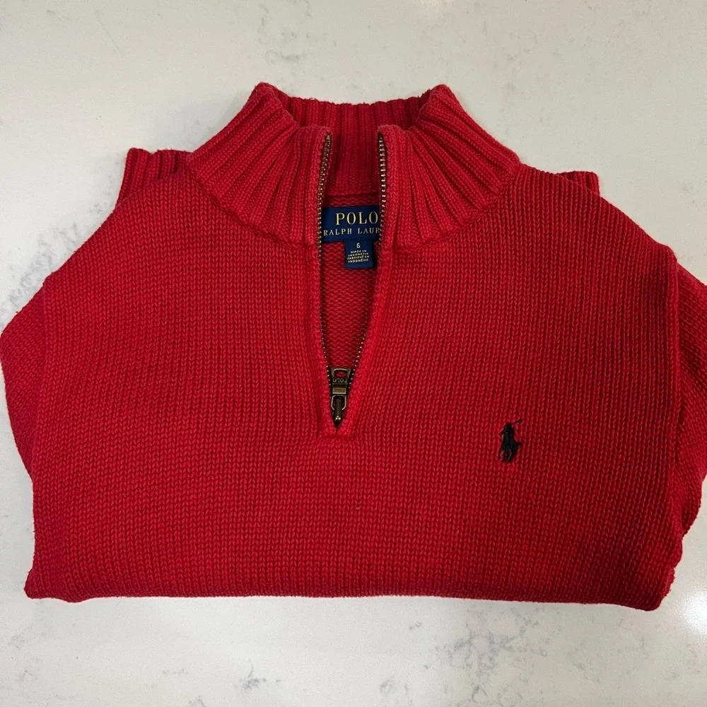 POLO Ralph Lauren ♥️ boys sweater🏷️Size - 6 ✨EXCELLENT CONDITONS 🤍like new
